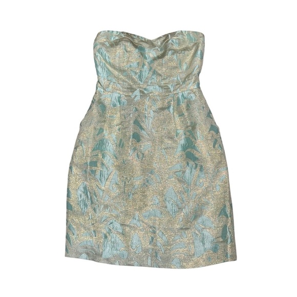 Kate Spade Jacquard Faye Dress Size 2 Strapless Sweetheart Neckline NWT - Picture 3 of 12